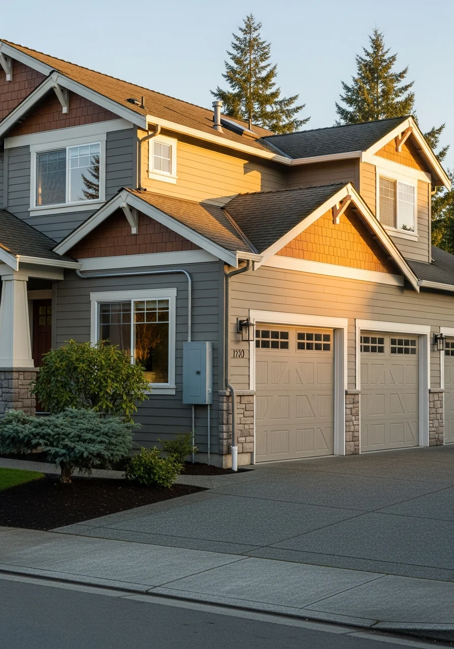 Quality Kirkland home exterior showing attention to design and community character.